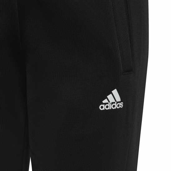 Adidas Детски Спортен Екип Linea Poly Tracksuit Juniors Черно/Бяло Детски спортни екипи