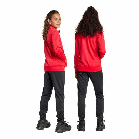 Детски спортни екипи Adidas Детски Спортен Екип Linea Poly Tracksuit Juniors Ruby/Black Adidas Детски Спортен Екип Linea Poly Tracksuit Juniors Ruby/Black Детски спортни екипи