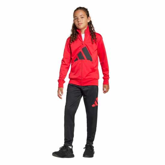 Детски спортни екипи Adidas Детски Спортен Екип Linea Poly Tracksuit Juniors Ruby/Black Adidas Детски Спортен Екип Linea Poly Tracksuit Juniors Ruby/Black Детски спортни екипи