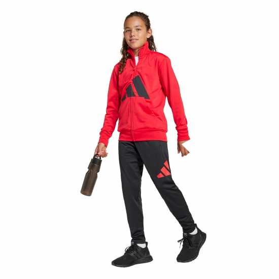 Детски спортни екипи Adidas Детски Спортен Екип Linea Poly Tracksuit Juniors Ruby/Black Adidas Детски Спортен Екип Linea Poly Tracksuit Juniors Ruby/Black Детски спортни екипи