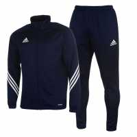 Adidas Mens Football Sereno 19 Tracksuit Navy/White Мъжки спортни екипи в две части