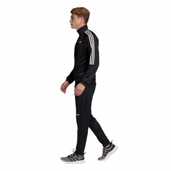 Adidas Mens Football Sereno Tracksuit Черно/Бяло Мъжки спортни екипи в две части