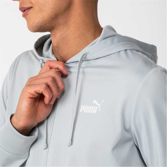 Puma Poly Tracksuit Светло сиво Puma Poly Tracksuit Светло сиво