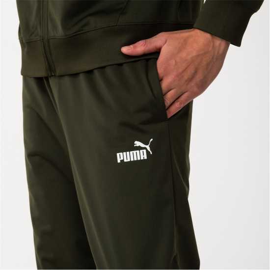 Puma Poly Tracksuit Sn00 Хаки зелено Мъжки спортни екипи в две части