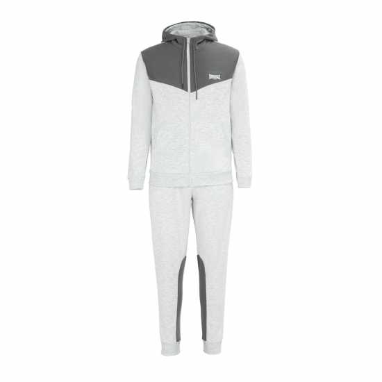 Мъжки спортни екипи в две части Lonsdale Mens Tracksuit Сиво/Черно Lonsdale Mens Tracksuit Сиво/Черно Мъжки спортни екипи в две части