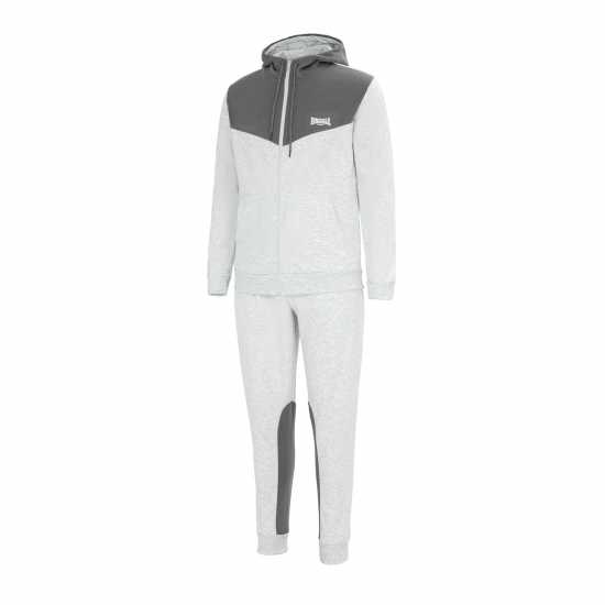 Мъжки спортни екипи в две части Lonsdale Mens Tracksuit Сиво/Черно Lonsdale Mens Tracksuit Сиво/Черно Мъжки спортни екипи в две части