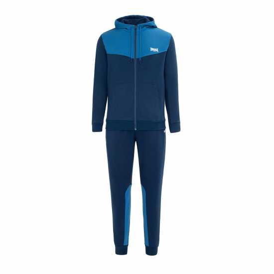 Lonsdale Mens Tracksuit Морско синьо/Кралско Мъжки спортни екипи в две части
