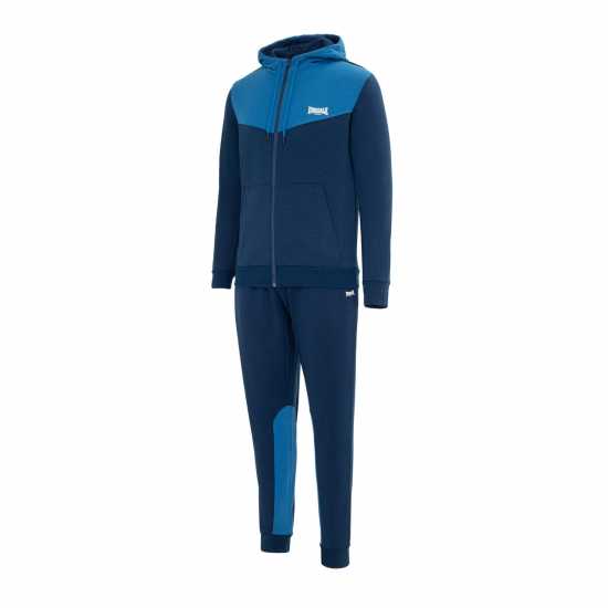 Lonsdale Mens Tracksuit Морско синьо/Кралско Мъжки спортни екипи в две части