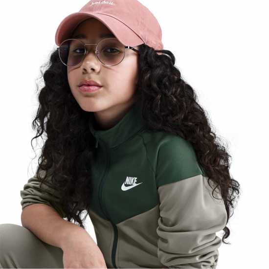 Nike Детски Спортен Екип Nsw Poly Tracksuit Juniors Army/Fir Детски спортни екипи