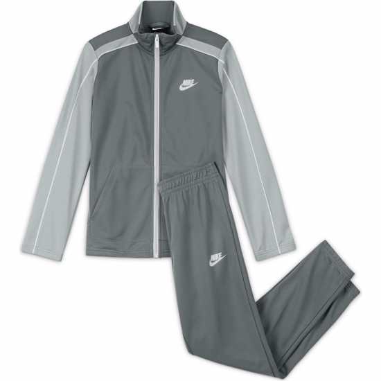 Nike Детски Спортен Екип Nsw Poly Tracksuit Juniors Сиво/Дим Детски спортни екипи