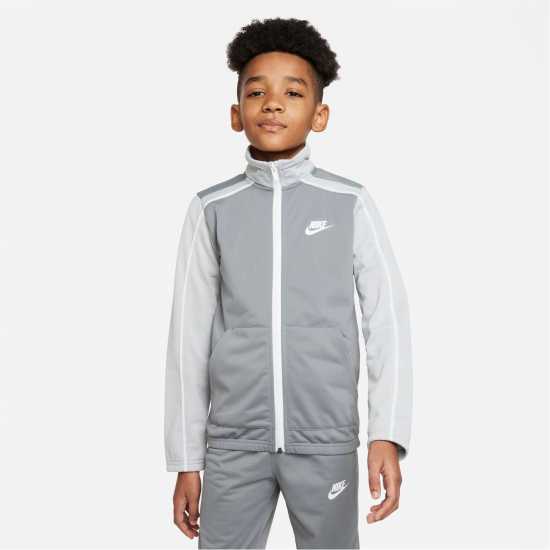 Nike Детски Спортен Екип Nsw Poly Tracksuit Juniors Сиво/Дим Детски спортни екипи