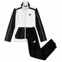 Nike Детски Спортен Екип Nsw Poly Tracksuit Juniors White/Black Детски спортни екипи