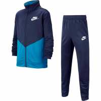 Sale Nike Nsw Poly Tracksuit Navy/Blue Мъжки спортни екипи в две части