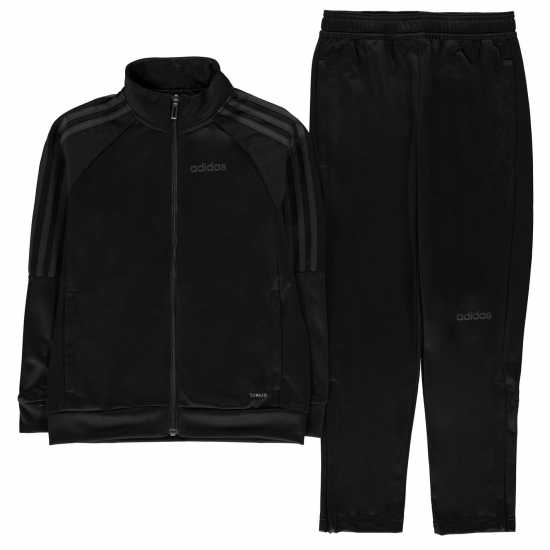 Adidas Essentials Sereno Tracksuit Junior Boys Черно/Сиво Детски спортни екипи