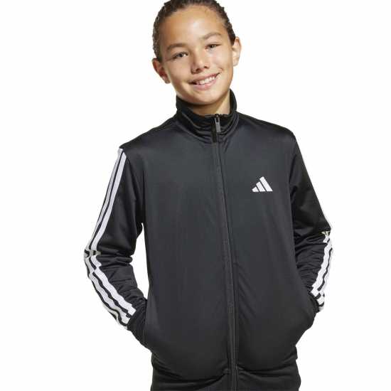 Adidas Essentials 3-Stripe Tracksuit Juniors Adidas Essentials 3-Stripe Tracksuit Juniors