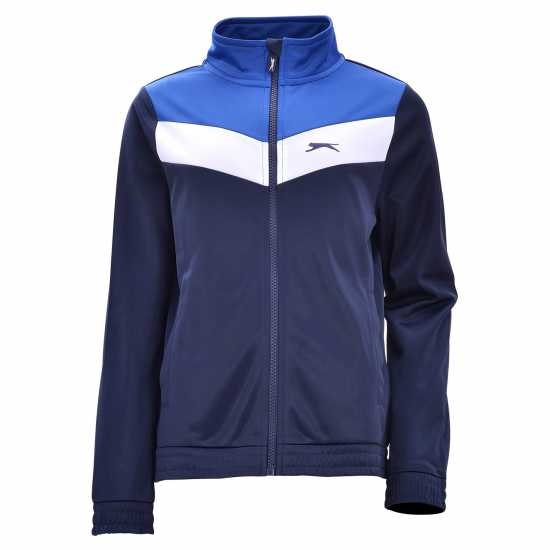 Slazenger Polyester Tracksuit Junior Нави / Бял / Кралски Детски спортни екипи