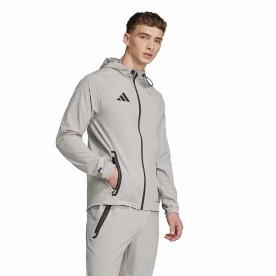 Adidas Tiro 25 Competition Vis Tech Travel Jacket Grey Мъжки спортни екипи в две части