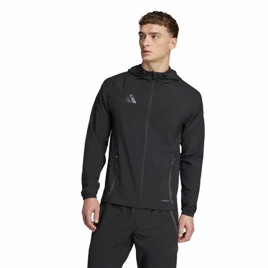 Adidas Tiro 25 Competition Vis Tech Travel Jacket Black Мъжки спортни екипи в две части