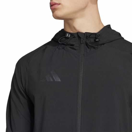 Adidas Tiro 25 Competition Vis Tech Travel Jacket Black Мъжки спортни екипи в две части