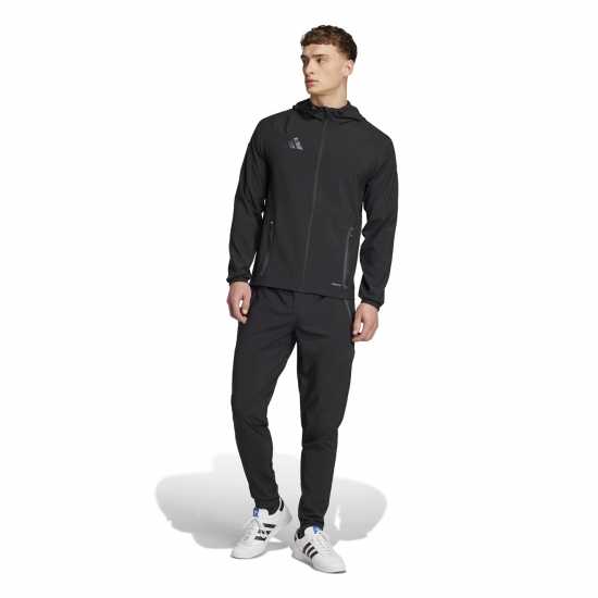 Adidas Tiro 25 Competition Vis Tech Travel Jacket Black Мъжки спортни екипи в две части