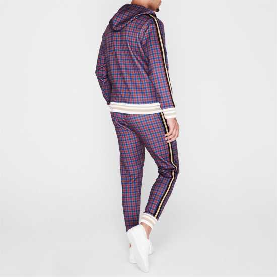 Lonsdale Мъжки Спортен Екип Gentlemen Tracksuit Mens Red Check Мъжки спортни екипи в две части