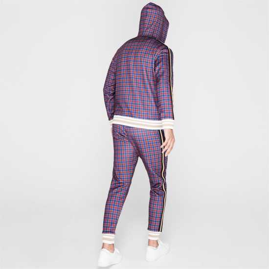 Lonsdale Мъжки Спортен Екип Gentlemen Tracksuit Mens Red Check Мъжки спортни екипи в две части