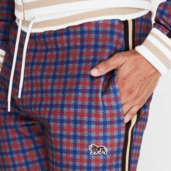 Lonsdale Мъжки Спортен Екип Gentlemen Tracksuit Mens Red Check Мъжки спортни екипи в две части