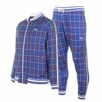 Lonsdale Мъжки Спортен Екип Gent Tracksuit Mens Green Check 