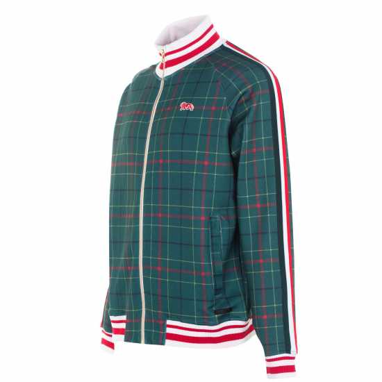 Lonsdale Мъжки Спортен Екип Gentlemen Tracksuit Mens Green Check Мъжки спортни екипи в две части
