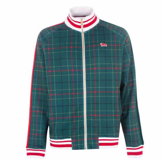 Lonsdale Мъжки Спортен Екип Gentlemen Tracksuit Mens Green Check Мъжки спортни екипи в две части