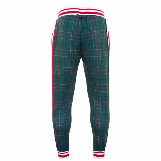 Lonsdale Мъжки Спортен Екип Gentlemen Tracksuit Mens Green Check Мъжки спортни екипи в две части