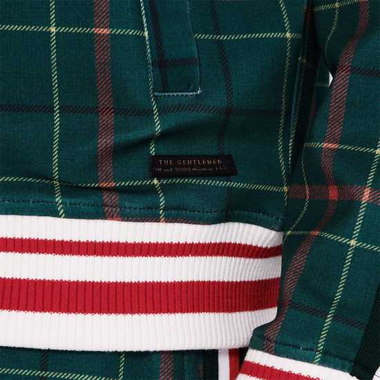Lonsdale Мъжки Спортен Екип Gentlemen Tracksuit Mens Green Check Мъжки спортни екипи в две части