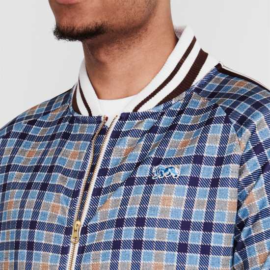 Lonsdale Мъжки Спортен Екип Gent Tracksuit Mens Нави проверка Lonsdale Мъжки Спортен Екип Gent Tracksuit Mens Нави проверка