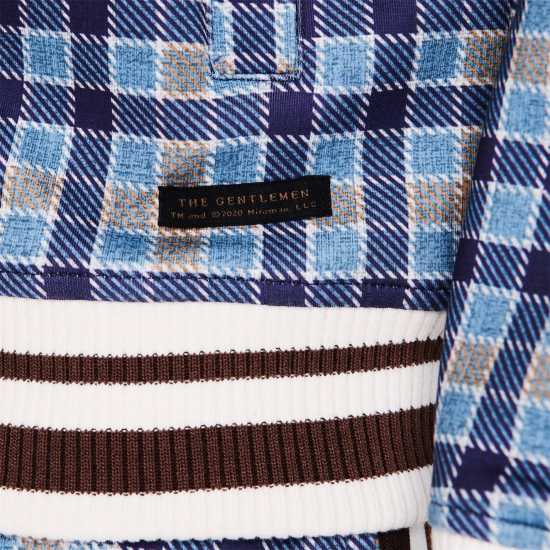 Lonsdale Мъжки Спортен Екип Gent Tracksuit Mens Нави проверка Lonsdale Мъжки Спортен Екип Gent Tracksuit Mens Нави проверка