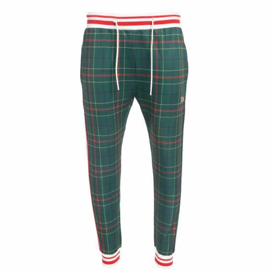 Lonsdale Мъжки Спортен Екип Tracksuit Mens Green Check 2 Мъжки спортни екипи в две части