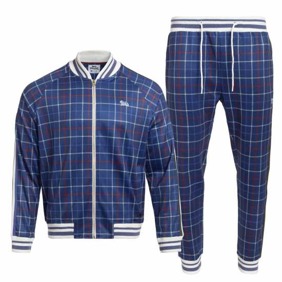 Lonsdale Мъжки Спортен Екип Tracksuit Mens Sky Check 2 Мъжки спортни екипи в две части