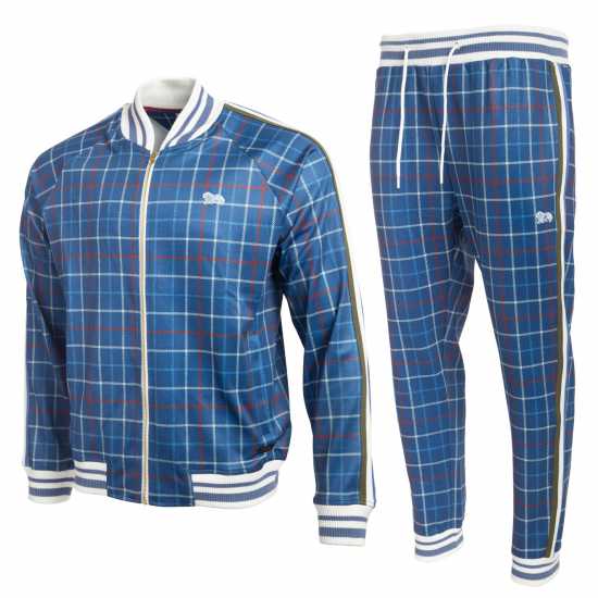 Lonsdale Мъжки Спортен Екип Tracksuit Mens Sky Check 2 Мъжки спортни екипи в две части