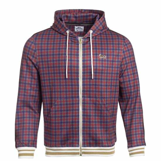 Lonsdale Мъжки Спортен Екип Tracksuit Mens Red Check 2 Мъжки спортни екипи в две части