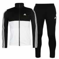 Adidas Crop Top Track Suit Kids Black/Pink Мъжки спортни екипи в две части