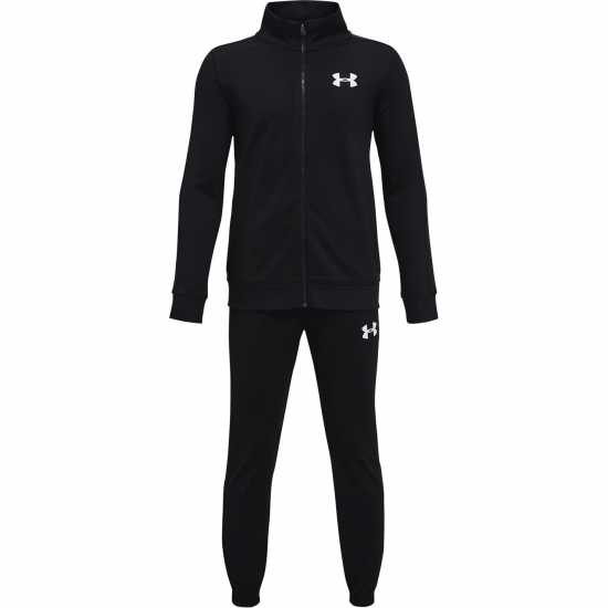 Under Armour Детски Спортен Екип Armour Knit Track Suit Junior Boys Черно Детски спортни екипи