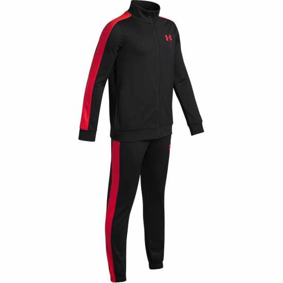 Under Armour Armour Ua Rival Knit Tracksuit Boys' Черно/Червено Under Armour Armour Ua Rival Knit Tracksuit Boys' Черно/Червено