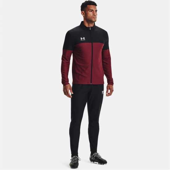Under Armour Мъжки Спортен Екип Challenger Tracksuit Mens Black/White 