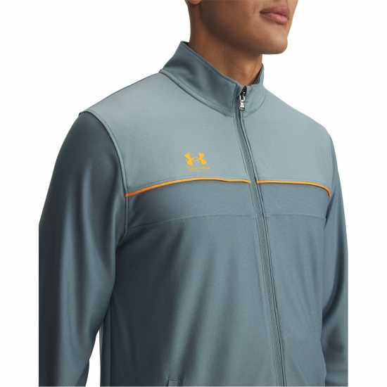 Under Armour Мъжки Спортен Екип Challenger Tracksuit Mens Сиво/оранжево 