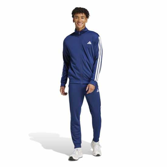 Adidas Мъжки Спортен Екип Трико 3-Stripes Tricot Tracksuit Mens Adidas Мъжки Спортен Екип Трико 3-Stripes Tricot Tracksuit Mens