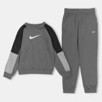 Nike Dri-Fit Tracksuit Juniors Димно сиво 