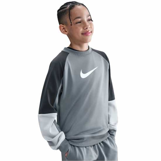 Nike Dri-FIT Tracksuit Juniors Димно сиво Nike Dri-FIT Tracksuit Juniors Димно сиво
