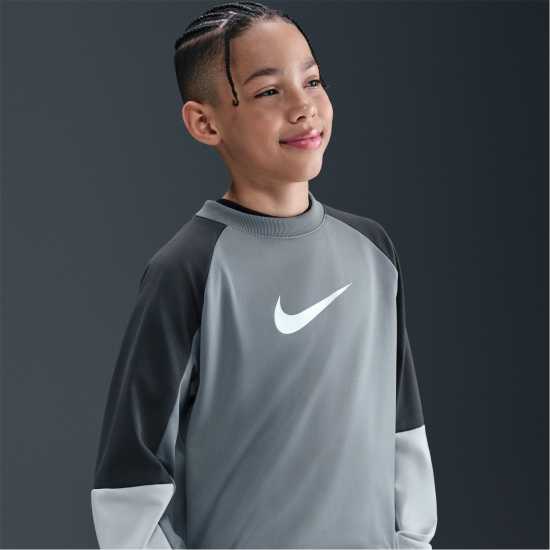 Nike Dri-FIT Tracksuit Juniors Димно сиво Nike Dri-FIT Tracksuit Juniors Димно сиво