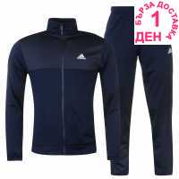 Adidas Мъжки Спортен Екип Basics Poly Tracksuit Mens