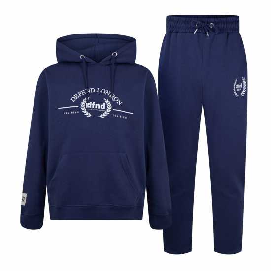 Мъжки спортни екипи в две части Dfnd London L Wintr Trackst Sn99 Морска синьо Dfnd London L Wintr Trackst Sn99 Морска синьо Мъжки спортни екипи в две части