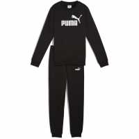 Puma Crew Fleece Tracksuit Черно 